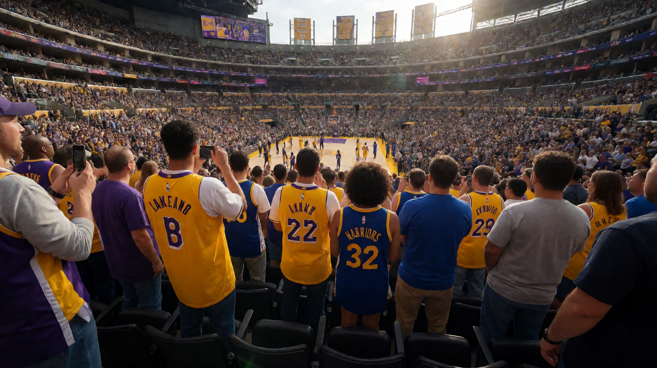 NBA直播 - 湖人vs勇士实时比分